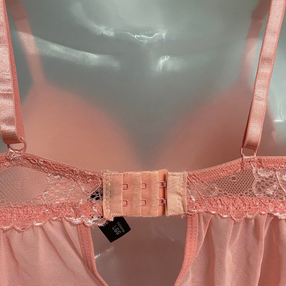 Yandy Red Carpet Ready Pink Babydoll - Rose - Picture 4 of 8